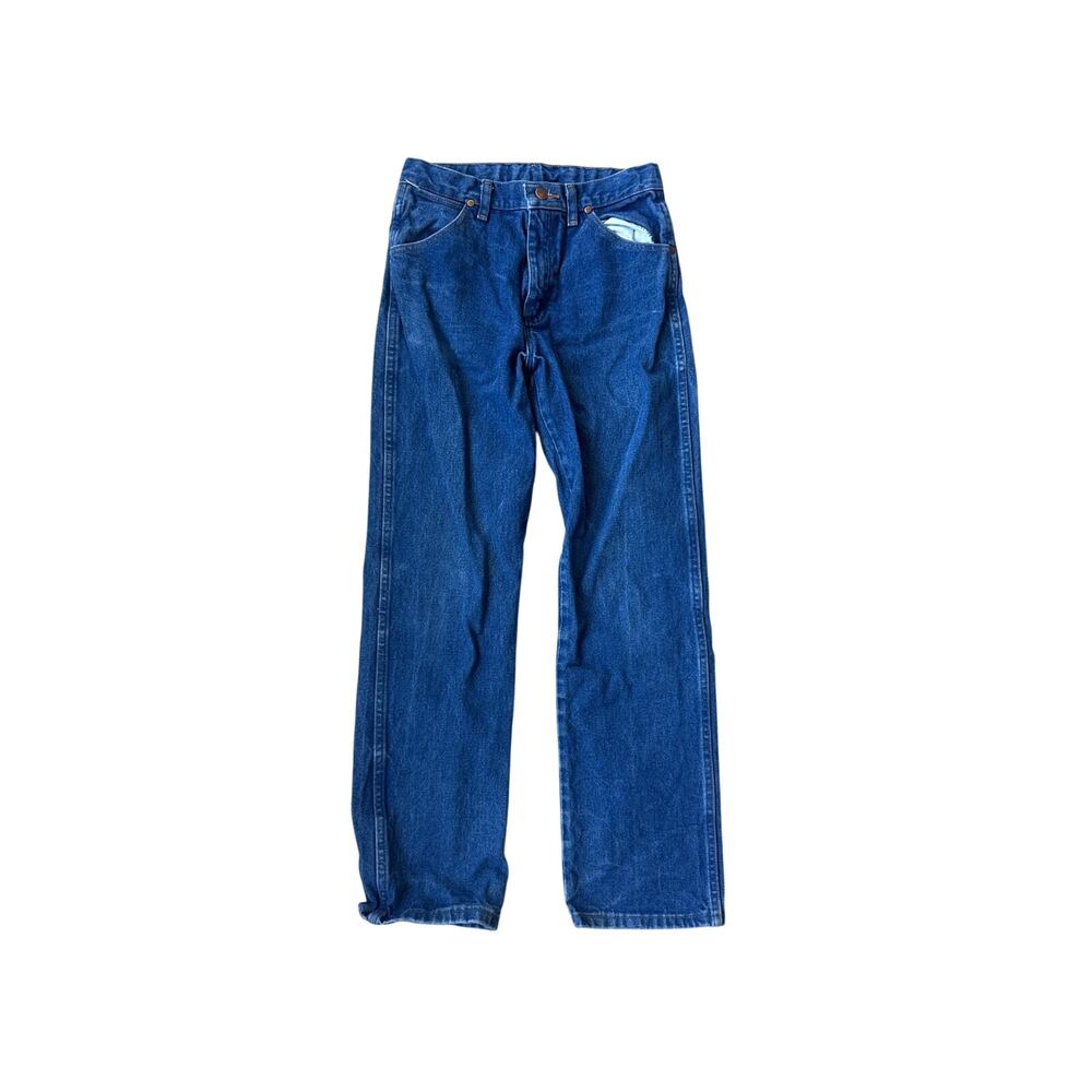 Wrangler 13MWZBP Cowboy Cut Jeans Mens 16 Blue Western Straight Leg Denim